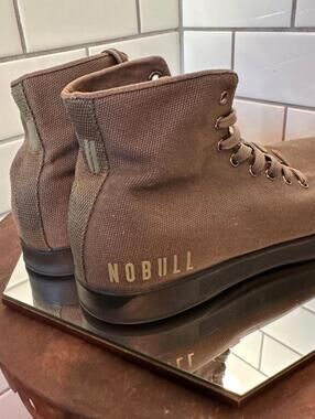 NOBULL No Bull Canvas High Top Trainers Size W7.5 / M6
